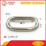 JINZI METAL iron egg ring plating iron oval shape ring for bag strap