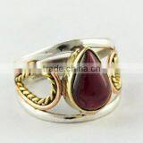 Deep Red Colour !! Red Garnet 925 Sterling Silver Ring, Silver Jewelry, Gemstone Silver Jewelry thumbnail-1
