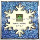 Snowflake Zinc Alloy Photo Frame CQDh1008