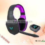 Gaming Headset With Mic 2.4Ghz Wireless Headset for PC/MAC/WII/Game Console thumbnail-1