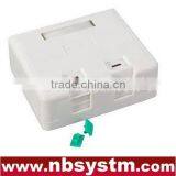 2 Ports Surface Box With 2 Pcs Keystone Jack or Without