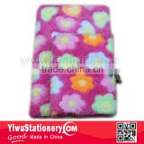 Plush Fabric Mini Notebook with Lock