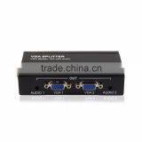 China VGA Splitter 2 Outputs 1 Inout 1X2 With 3.5mm Stereo Audio thumbnail-4
