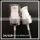 24/410 Silver Aluminum Treatment Pump , Hand Luxury Cream Pumps for Bottle thumbnail-3