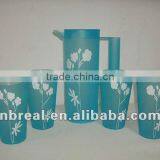Bpa Free Plastic Pitcher With Handle thumbnail-1