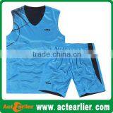 100% Polyester Custom Double Mesh Wholesale Reversible Basketball Jerseys / Uniform thumbnail-6