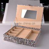MDF PU Leather Cosmetic Box for Girls