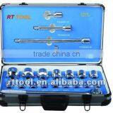 2015 NEW ITEM 21pcs Professional High Quality Socket Set Aluminium Case Socket Set