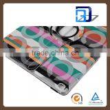 Fashionable Popular Circle Pattern 360 Degree Rolating PU Leather Tablet Case For IPad Pro Shell China Factory Direct Sale thumbnail-5