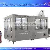 carbonated drinks washing filling and capping machine 3 in 1 unit