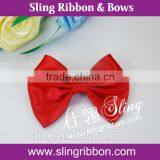 Handmade Red Ribbon Bow With Clip thumbnail-1