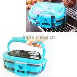 NEW 2016 2 Layer Rectangle Lunch Box Container Eco-friendly Kid Lunchbox thumbnail-4