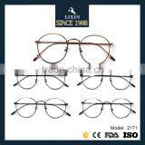High Quality Retro Round Glasses Metal Eyeglasses Nerd Prescription Frames Spectacle Optical Lens 2171 thumbnail-3