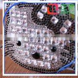 Wholesale Hot Fix Rhinestone by Rhinestone Transfers to KT Cat Design Applied Clothing