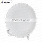 White Bulk Ceramic Plates Custom Ceramic Plates Ceramic Plain White Plate With Coating thumbnail-2