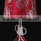 Electric Lighting Table Lamps With Red Cover for Decrative
