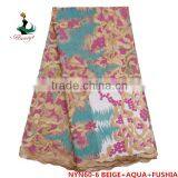 Haniye 2016 Fashion African Wedding Dress Embroidered Net Lace /tulle Lace Fabric/NYN60 thumbnail-5