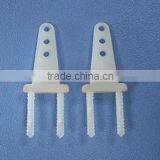 RC Aircraft Parts 2pcs/pack 8*14*22mm 3 Holes White Plastic Pin Horns / Zip Horn DIY Special Use