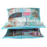 Cushion Cover Embroidery Design Hand Made Patchwork Home Textile Square Rajsthani Cushion Covers thumbnail-2