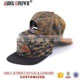 Wholesale Cheap Flat Bill Cap/leather Patch Custom Hat thumbnail-4