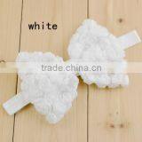 Fashion Baby Shabby Chiffon Rose Flower Hair Bow Headband New Design thumbnail-2
