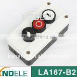 Three Push Button Switch With Mark Three Hole Control Box