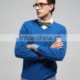 V Neck Intarsia Dragon Cashmere Pullover thumbnail-1