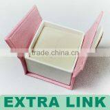 Light Decorated Newest Design Fancy Paper Luxury Ring Box With Velvet Insert