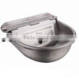 Stainless steel drinking water bowl for cow
