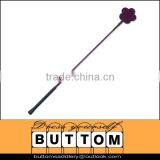 Horse Riding Whip Kids Horse Riding Whip With Flower Flap Glitter Cover Plastic Handle 27" Top Quality Horse Riding Whip thumbnail-1