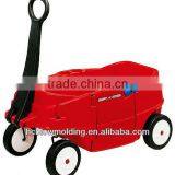 OEM Hollow Blow Molding Kids Custom Plastic HDPE 3wheels Wagons for Sale thumbnail-2