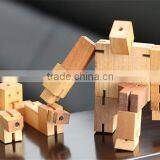 Blocks of Wood Cube Robot Children's Creative Puzzle Toys Amazing Shape Cube Puzzle thumbnail-5