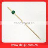 Disposable BBQ Tools Bamboo Blunt Skewers With Balls thumbnail-1