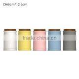 Custom Ceramic Candle Jars With Cement Graven With Soy Wax Personalized Scented Candle Jar thumbnail-3