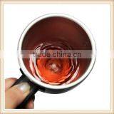 Stainless Lazy Self Stirring Mug Auto Mixing Tea Coffee Cup Office Gifts Black thumbnail-6