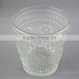 Carving Glass Candle Holder / Glasswar thumbnail-2