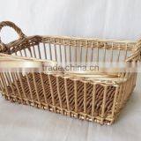 Latest Handmade French Natural Willow Bread Basket thumbnail-3