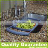 Collapsible Silicone Colander High Quality Silicone Strainer Kitchen Strainer thumbnail-5