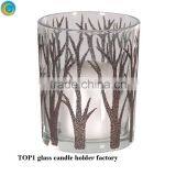 Wholesale Handmade Glass Tea Light Glass Candle Holders thumbnail-2