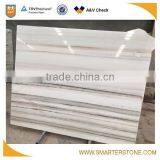Straight Marble Wooden White Onyx Slabs for Flooring