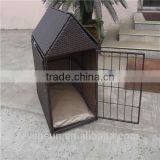 Luxury Rattan Meduim Comfortable and Cute Dog House thumbnail-1