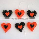 Hot Eco Friendly New Products Promotional Gift Cute Felt Scrapbooking on Express Fabric Heart Ornament Accessory thumbnail-1