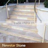 Us Standard Honed Beige Color Limestone Steps Limestone Staircase thumbnail-1