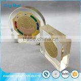 China Factory Desk Acrylic Paperweight Acrylic Coin Holder thumbnail-1