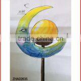 Moon Design Solar Star Light Solar Lamppost Home Solar Ball thumbnail-1