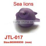 Vinyl Exophthalmos Flat Fish Toy For Kids thumbnail-1