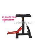 300LBS Adjustable Motorcycle MotoCross Dirt Bike Lift Stand With Wheels thumbnail-5