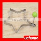 UCHOME Round DIY Thicken Stainless Steel Heart Shape Omelette Pancake Cake Molds Fried Egg Gadgets Cheap Kitchen Cooking thumbnail-3