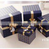 Подарочный картонный ящик для сувениров на вечеринку с большой лентой для упаковки конфет thumbnail-2