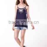 2017 New Fashion Embroidered Design Women Casual Camisole Top thumbnail-2